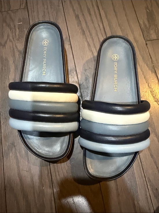 Tory Burch Shoes - Tory Burch Colorblock Quilted Platform Sandals 8,5